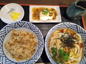 大円のぶっかけうどん定食、西川史子先生… 大円のぶっかけうどん定食、西川史子先生…