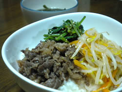 お手軽ビビンバ♪