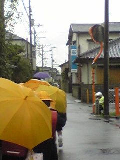 またまた・・雨の中も