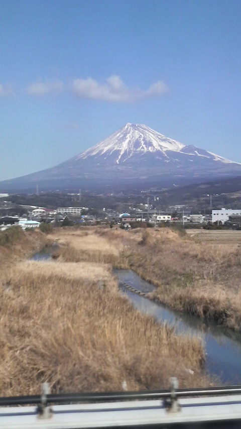 新幹線の車窓から~富士山~