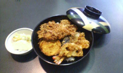 お昼ご飯 天丼