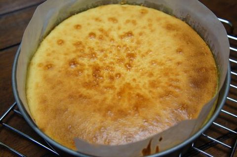チーズケーキを作ってミタ