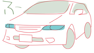 車の顔・・・(^o^