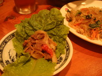 “美味しい韓国料理・・・♪”