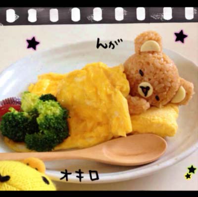 リラックマ in オムライスベッド