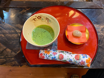 初の抹茶御菓子から始まるランチ 初の抹茶御菓子から始まるランチ