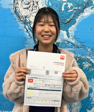 2次面接はジェムっ子には超!得意分野 英検合格おめでとう!
