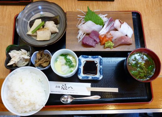 漁八 刺身定食 漁八 刺身定食