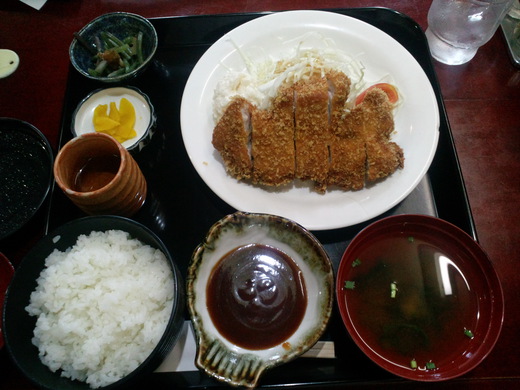 ビーフレストランウエノ トンカツ定食 ビーフレストランウエノ トンカツ定食
