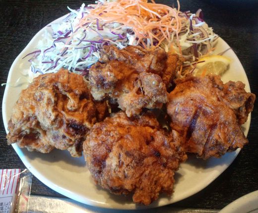田子作 唐揚げ定食 丸亀おいしい広場 田子作 唐揚げ定食 丸亀おいしい広場