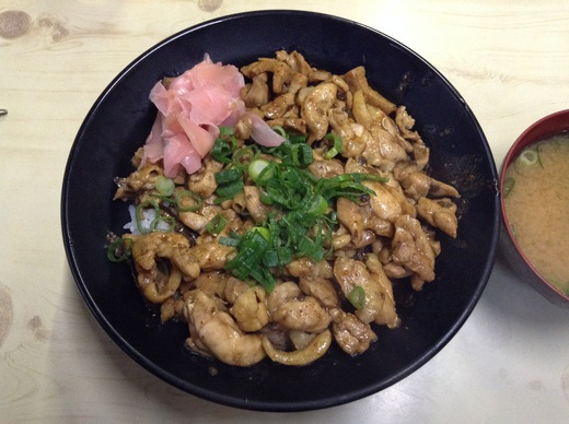 武内食堂錦町店 かしわバター丼 武内食堂錦町店 かしわバター丼