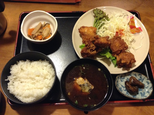 仲見世 鶏唐揚定食 仲見世 鶏唐揚定食