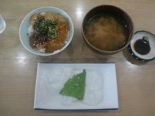 ヘルシー喫茶高千穂 アロエ丼セット 高松市番町 ヘルシー喫茶高千穂 アロエ丼セット 高松市番町