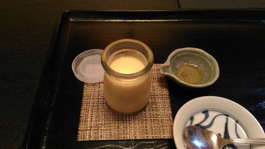 石川うどん かご天かやく + プリン 丸亀市福島町 石川うどん かご天かやく + プリン 丸亀市福島町