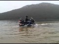 gl1800 水中走行(エンジン下部まで)