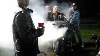 Goldwing burnout FRRA 2010 Toy Run After Party