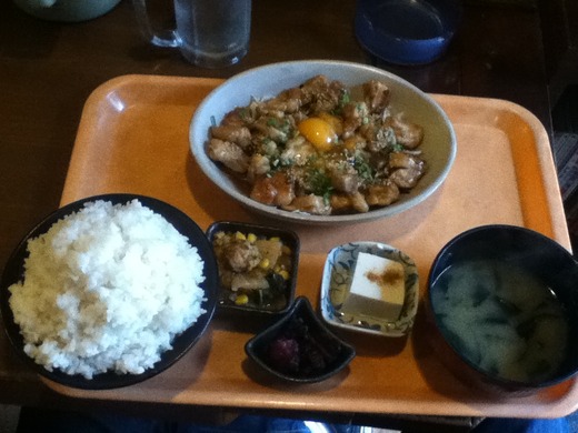 ほのぼの かしわ3日ニンニク定食