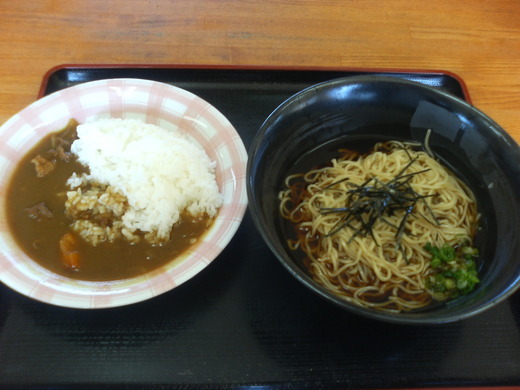 川内屋 新メニュー・ぶっかけ麺+カレー