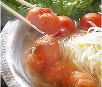 高松の和食、御意のトマト鍋