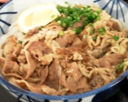 めんや七福・豚肉ぶっかけうどん