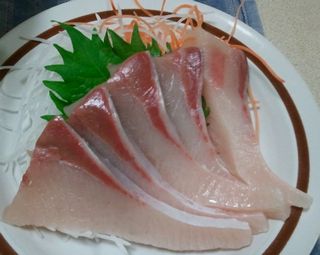 オリーブハマチの刺身