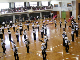 全国大会がんばって☆高松商業高校マーチング☆