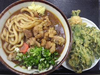 「ばん家」の『カレー鶏天うどん』