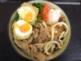 「ばん家」の『冷しゃぶうどん』