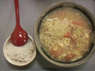 「大日本社員食堂」の『トマト塩ラーメン』