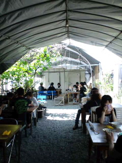 ビニールハウスのうどん屋岸井♪
