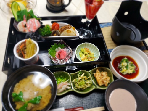 お寺カフェの素敵なランチ お寺カフェの素敵なランチ