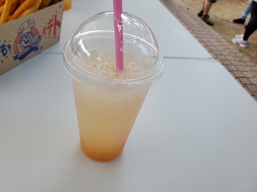美味しかった飯田桃園の白桃ソーダ 美味しかった飯田桃園の白桃ソーダ