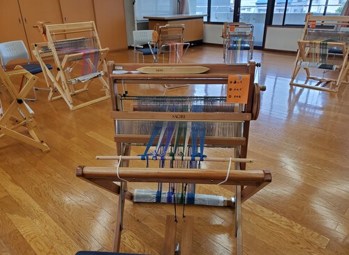 さをり織りストールを作る。 さをり織りストールを作る。