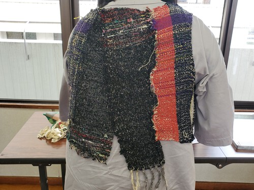 さをり織りストールを作る。 さをり織りストールを作る。