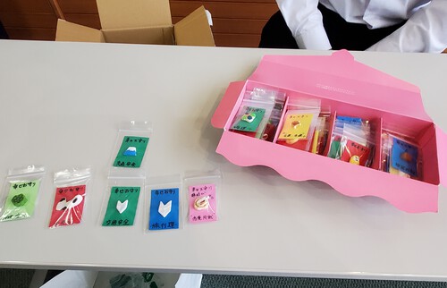 中学生に声をかけられて、楽しいワークショップ 中学生に声をかけられて、楽しいワークショップ