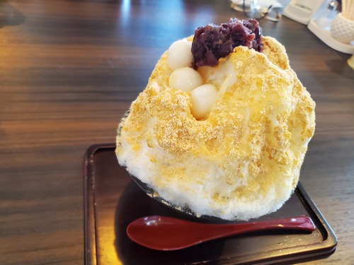 きな粉ミルクのかき氷 きな粉ミルクのかき氷