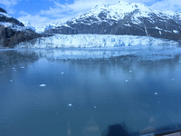 アラスカクルーズ１１　氷河に圧倒される。