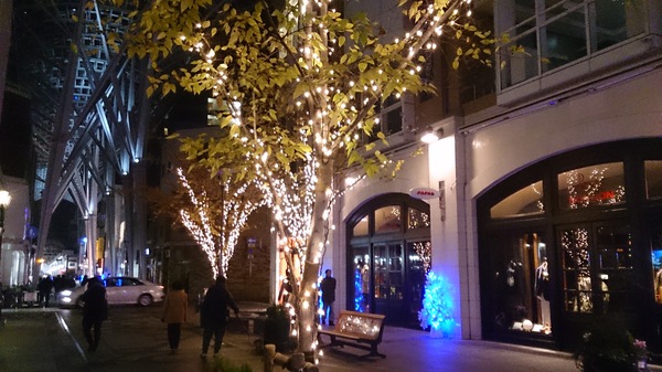 12月の夜の街は・・・