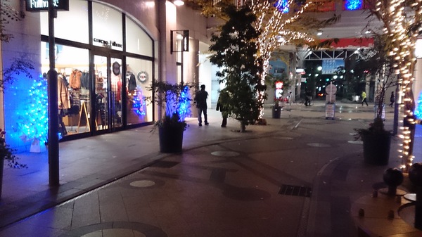 12月の夜の街は・・・