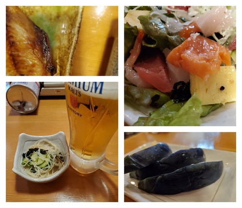 散歩の後は、「や台ずし」で夕飯を済ます。 散歩の後は、「や台ずし」で夕飯を済ます。