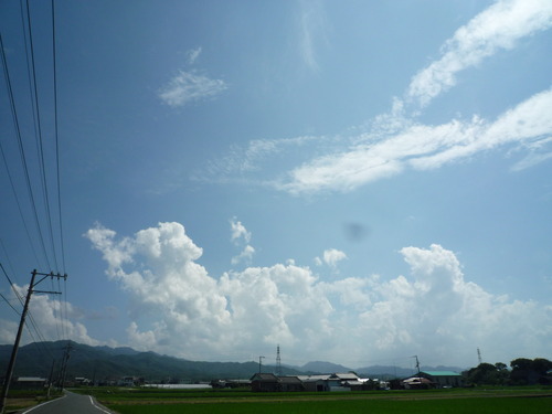 同じ空の下で・・・