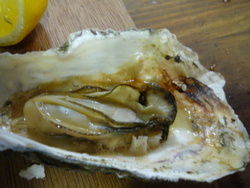 海鮮焼きに・・・ビール付きでいい気分