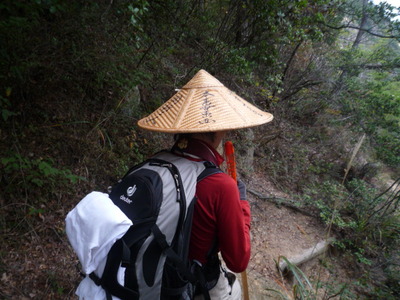女体山登山・・・お遍路さんに会った。