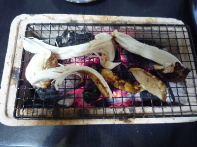 すみません~マッタケ♪を食べました。