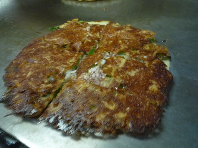 昨夜は、お好み焼き「せいや」