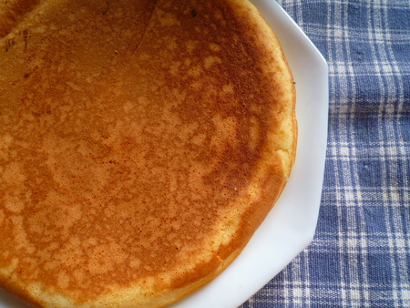 今朝は、食パンの代わりに・・・。