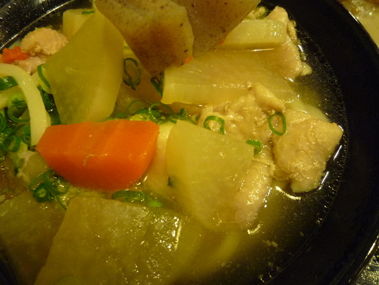 しっぽくうどんを食べてみまいね。