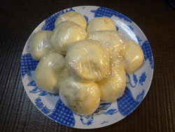 伊達巻友人が・・・今度は手作り豚まんを