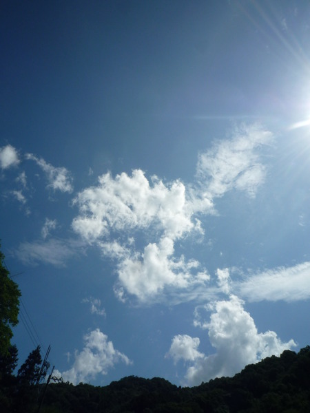 同じ空の下で・・・