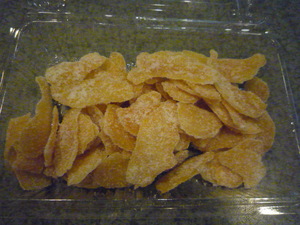 手作り生姜菓子に感激!